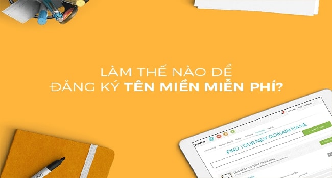 Hướng dẫn đăng ký tên miền com miễn phí
